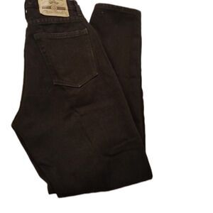 Vintage Black Denim Jordache "Mom Jeans" 7/8